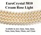 Cream Rose Light EuroCrystal 5810 Round Pearls - 2mm, 3mm, 4mm, 5mm, 6mm, 8mm, 10mm, and 12mm - Strands - Made in Austria